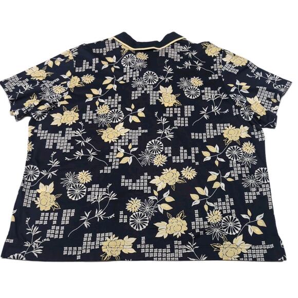 Tail Golf Polo Shirt Womens Size XXL Navy Blue Floral Tennis Pickleball NEW NWT - Picture 5 of 14